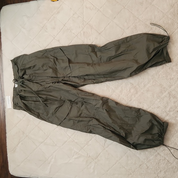 American Tourister Pants - American Tourister Dark Green Women's Wide Leg Pants